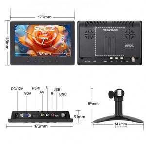 高品质10英寸Pos系统显示器迷你智能薄膜晶体管液晶显示器电脑屏幕 - Product Image 3