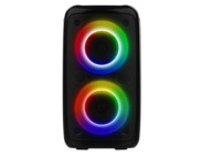 Altavoz Hy3317 con LED RGB, Carcasa de Plástico, Batería Recargable, Ideal para Fiestas al Aire Libre y Karaoke