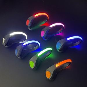 Custom Screen Printed Logo LED Luminous Shoe Clip Outdoor Running Night Safety Warning Bright Flash Sport <b>Bicycle</b> <b>Light</b> - Product Image 4