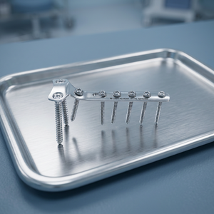 Placa de fijación ósea de 4.5mm en T para instrumentos quirúrgicos veterinarios de acero inoxidable, fabricada por ZUOL. - Product Image 2