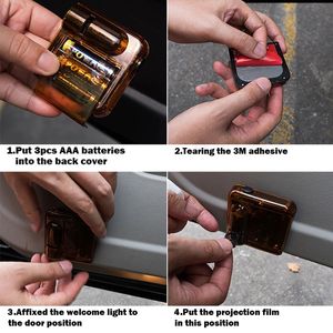 Projetor de laser aberto sem fio, <span class=keywords><strong>luz</strong></span> de <span class=keywords><strong>led</strong></span> sombra, <span class=keywords><strong>luz</strong></span> de <span class=keywords><strong>porta</strong></span> de carro, logotipo - Product Image 5