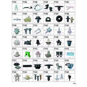 Fabrication de boucles de fixation pour l'intérieur des voitures, vis de réparation pour le plafond, fixation de la tapisserie de plafond, attaches en <span class=keywords><strong>plastique</strong></span> pour voiture, clips en <span class=keywords><strong>plastique</strong></span> - Product Image 1