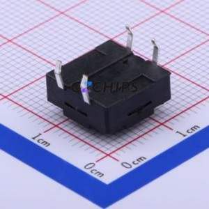 TC-FS1212D-C-F Tactile Switch Through hole-4P,12x12mm Switch Single Pole Single Throw Round Button 2.6N Through Hole - Product Image 2