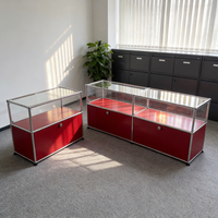 Mini-coffre de rangement moderne en acier inoxydable, facile à assembler et connectable, pour chambre et salle à manger, idéal pour lingerie et bijoux