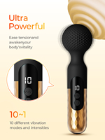 Masseur électrique pour le corps entier avec écran LCD de la marque TMM, vibrateur à 10 fréquences, jouets sexuels pour adultes en gros pour femmes