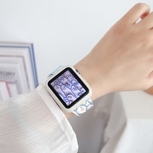 Moda 3D tridimensional Impresión de dibujos animados tendencia deportes correa de silicona para <span class=keywords><strong>Apple</strong></span> Iwatch SE Series 11 10 9 8 <span class=keywords><strong>7</strong></span> 6 5 - Product Image 5