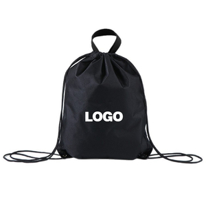 Custom Logo Size <b>Waterproof</b> Polyester <b>Drawstring</b> <b>Bag</b> for Gym Sports <b>Drawstring</b> Backpack Promotional Gifts <b>Drawstring</b> Fabric <b>Bags</b> - Product Image 4