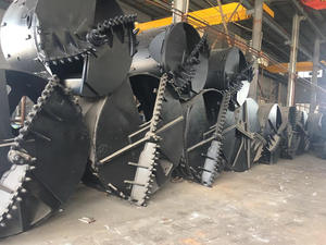 보어 파일 사용 총알 평평한 이빨이있는 토양 및 암석 드릴링 버킷 - Product Image 3