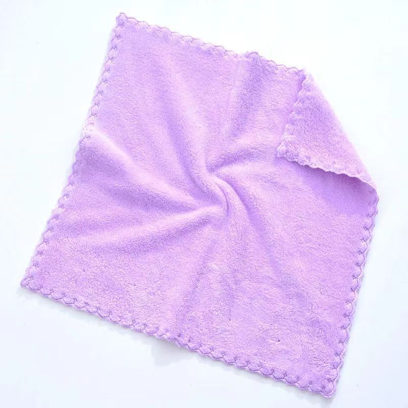 Wholesale Coral Fleece square Towel Handkerchief