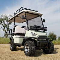 Vente en gros de voiturette de golf 4 places faisant face à l'avant voiturette de golf Buggy de chasse électrique tout-terrain avec batterie au lithium