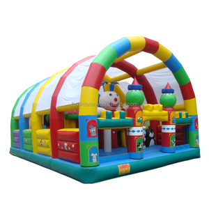 Pista de Obstáculos <span class=keywords><strong>Inflable</strong></span> Gigante Directo de Fábrica, Pista de Obstáculos para Niños, Brincolín <span class=keywords><strong>Inflable</strong></span> <span class=keywords><strong>con</strong></span> <span class=keywords><strong>Techo</strong></span> en Venta - Product Image 1