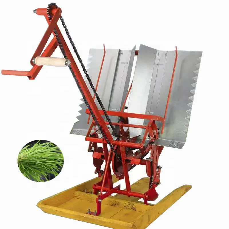 हाथ संचालित धान चावल रोपाई मशीन चावल रोपण के लिए