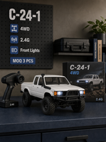 Voiture RC tout-terrain 4x4 à l'échelle 1/16 - Véhicule d'escalade télécommandé 2,4G avec chargeur USB
