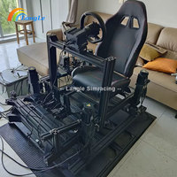 Plataforma de Movimiento de 4 y 6 Grados de Libertad para Simulador de Vuelo, de Aluminio, Seis Ejes, con Motor de Cilindro de 6 DOF, Simulador de Carreras Deportivas con Fuerza G