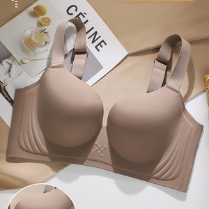 Superficie lucida <span class=keywords><strong>senza</strong></span> graffio biancheria intima da donna grande petto piccolo che tiene Anti-Sagging sottile Push up reggiseno regolabile - Product Image 3