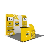Vente en gros de présentoirs de stand d'exposition modernes en aluminium 10x10, nouveau design, pour les expositions et les salons professionnels