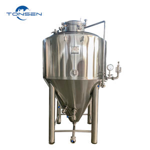 Peralatan fermentasi komersial 1000L glikol tangki fermentasi cuka fermenter kerucut terpasang - Product Image 3