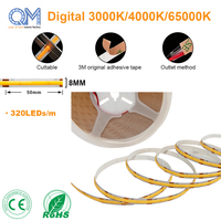 Bande LED COB Haute Densité 24V, Bandes LED, Ruban LED, Éclairage LED COB 12V, Lumières Intelligentes 12V, Flexible