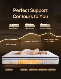 Colchón Ortopédico de Alta Calidad con Resortes Ensacados Híbridos Modernos, Espuma Viscoelástica con Gel Refrigerante y Látex para Hogar y <span class=keywords><strong>Hospital</strong></span>, Personalizable - Product Image 5