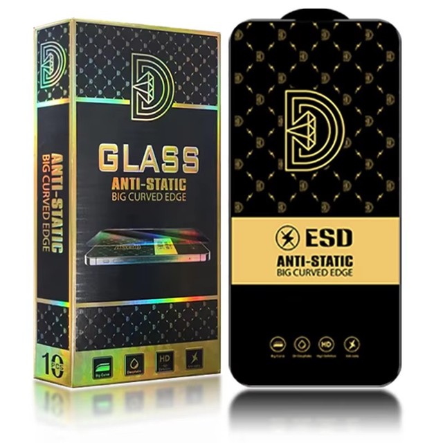 Factory Wholesale 9H 0.4mm ESD Anti-Scratch Tempered Glass Screen Protector for iPhone 16 Pro Max 16 15 14 13 12