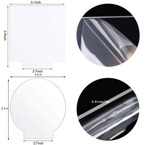 2 mét tấm Acrylic rõ ràng <span class=keywords><strong>plexiglass</strong></span> vuông và bảng điều khiển tròn nhựa thủy tinh Hội Đồng Quản trị cho LED ánh sáng cơ sở dấu hiệu DIY hiển thị dự án - Product Image 2