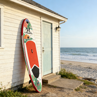 Planche de SUP gonflable portable, technologie Drop Stitch, gonflage rapide, système à 3 ailerons, écologique, avec sac à dos, pompe et pagaie