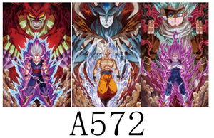 500 Diseños, 40*30cm, Imagen Lenticular 3D con Efecto Flip, <span class=keywords><strong>Anime</strong></span> <span class=keywords><strong>Dragon</strong></span> <span class=keywords><strong>Ball</strong></span> Z Goku Vegeta, Póster de Película Lenticular 3D de Plástico, Arte de Pared - Product Image 2