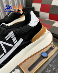 Amani 2025 Chaussures de sport décontractées pour hommes, course à pied, gym, jogging, baskets en cuir véritable, doublure en cuir de vachette, lacets, tendance mode 3D - Product Image 5