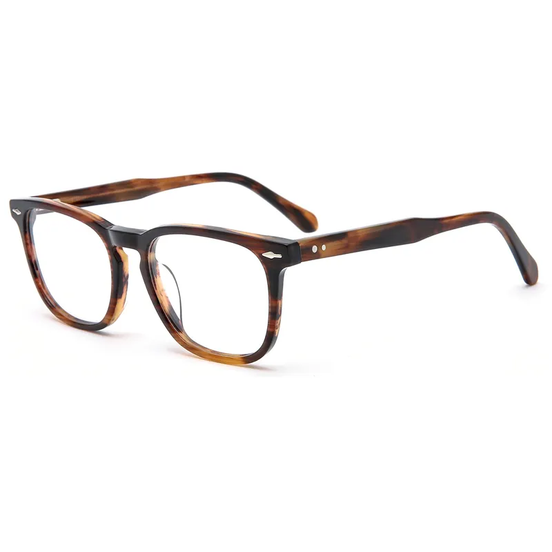 New Fashion High Quality Spectacles Frames Hand Made Acetate Retro Eyeglasses In Stock