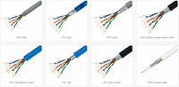 Kabel LAN U/UTP CAT 5E 4PR 24AWG PVC 305 Meter Tembaga Murni Solid UTP 0.51mm 1000ft 305m Kabel Jaringan