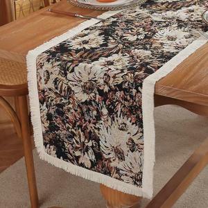 PUXU stile bohémien <span class=keywords><strong>Vintage</strong></span> Design originale Jacquard decorazione da <span class=keywords><strong>cucina</strong></span> reversibile Runner da tavolo per la decorazione di eventi di nozze - Product Image 1