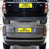 13-17 Land Rover Range Rover Executive Edition Modification de voitures Embout d'échappement carré en acier inoxydable