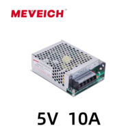 MEVECH Fuente de Alimentación Conmutada Industrial de Salida Única de 5V 50W, Fuente de Alimentación de CA/CC de 50W para Automatización Industrial