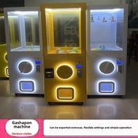 Distributeur de cadeaux en verre trempé de style influenceur, machine à gachapon à code QR, boîte mystère, à monnayeur, pour lancement de centre commercial