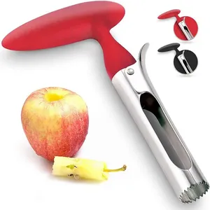 Novo Aço Inoxidável Apple Core Cutter Faca Corers Fatiador De Frutas Multi-função Corte Vegetal Pêra Núcleo Removido Ferramentas De Cozinha