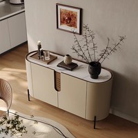 Buffet Modulable en Bois Massif de Rosewood, Armoire de Rangement Moderne Ajustable pour Salon, Organisation de Cuisine Haut de Gamme