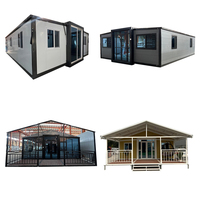 Maisons conteneurs extensibles au prix d'usine, maisons préfabriquées, mini-maisons, 20 pieds, 40 pieds, modernes, protection de l'environnement