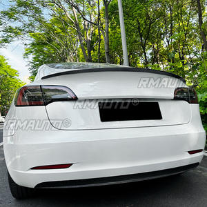 Kit carrosserie pour Tesla Model 3 : Aileron de coffre arrière, Spoiler de coffre arrière, Aile arrière pour Tesla Model 3, Accessoires automobiles - Product Image 4