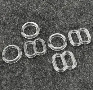 Clear Ring Slider Haak Voor Ondergoed Accessoires Verstelbare Plastic Transparante 089 Vorm Beha Gesp Voor Ondergoed Riem