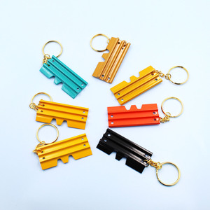 Llavero de excavadora 3D - Metal con impresión UV, color personalizado, ligero, moderno, de dibujos animados, regalo promocional - Product Image 3