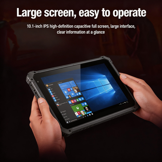 High Performance Industrial Standard Rugged Tablet PC with 10.1 Inch Screen Windows Operating System 5G LTE Wi-Fi