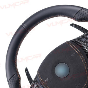 Volante de fibra de carbono brillante personalizado privado para <span class=keywords><strong>BMW</strong></span> <span class=keywords><strong>X5</strong></span> X6 E70 E71/cambio de paletas - Product Image 2