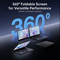 SOYEER X1 Laptop ganda Intel Core i7 1255U, Notebook komputer bisnis layar IPS 14 inci RAM 16GB SSD 1TB