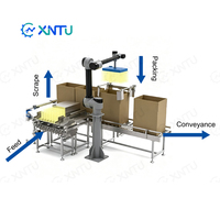 Estación de Trabajo Robótica Colaborativa WB-30 para Empaque de Cajas, Máquina Cobot Automática para Empacar Cartones con PLC para Metal, Cigarrillos, Alimentos y Productos Químicos
