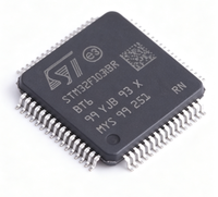 STM32F103RBT6 128 Ko Flash 20 Ko SRAM 72 MHz MCU Haute Performance de Niveau Débutant LQFP64 en Stock
