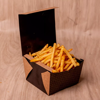 <strong>Best</strong> <strong>Selling</strong> Eco-friendly Kraft Paper Food Grade <strong>Packaging</strong> Box for Fast Food Fried Chicken <strong>Burger</strong> Embossing Matt Lamination