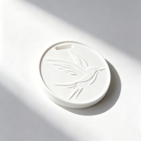 Diffuseur de parfum rond personnalisé FinRu avec logo, pour armoire, voiture, ornement suspendu, diffuseur de parfum