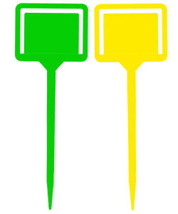 Label Tanaman Bentuk T Tahan Air, Label Tanaman Plastik yang Dapat Digunakan Kembali dengan Pasak Tanah untuk Identifikasi Bunga, Herbal & Bibit - Product Image 2