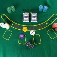 Vente en gros Texas Hold'em Poker Baccarat Blackjack Set 200 Jetons en plastique numérotés Code du revendeur Boîte en fer-Joueurs du public cible