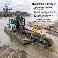 Drague à godets de type chaîne à performance stable avec une capacité de levage élevée pour le traitement des minerais